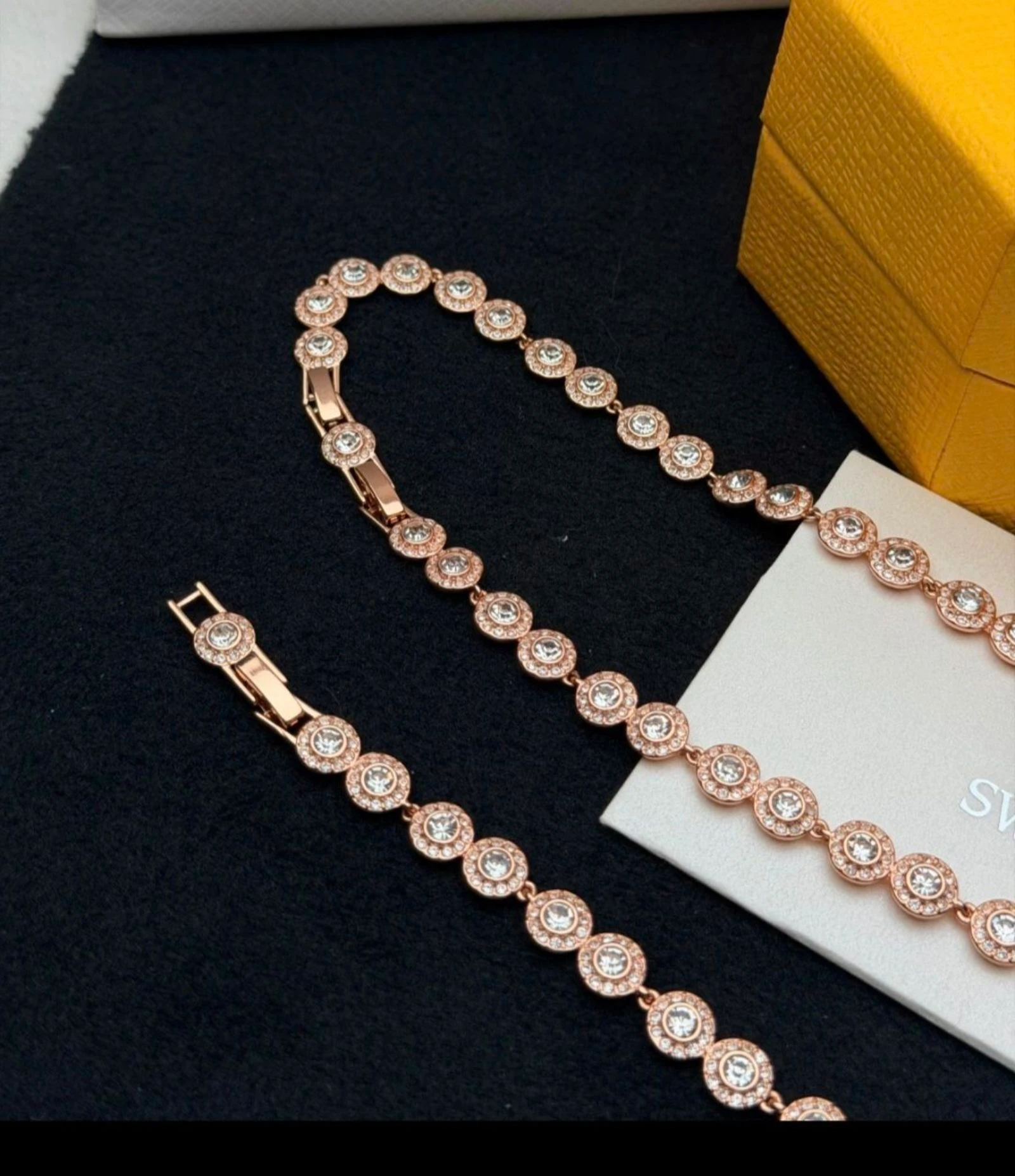 Conjunto Swarovski Angelic rose gold  – photo 2